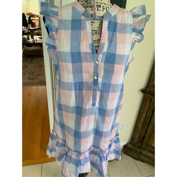 Ella Gray Pastel Gingham Summer Dress - Picture 10 of 13